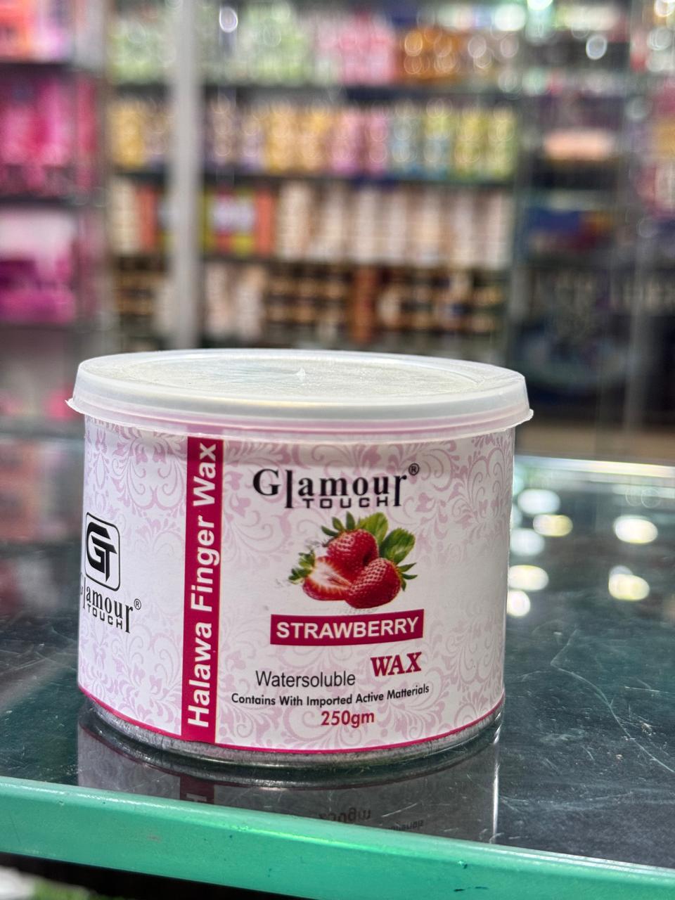 Glamour Touch Strawberry Halawa Finger Wax – Watersoluble | 250gm