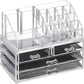 4 Layer Cosmetic Makeup Organizer, Storage Box Display Box Acrylic Case Stand Cosmetic Organizer Makeup Storage Drawers, Makeup Organizer, Clear Acrylic Jewellery Box Makeup Storage Case
