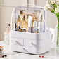 Cosmetic Organizer Countertop Organizer For Dresser With Lid And Drawer Countertop Waterproof And Dustproof Skin Care Organizer