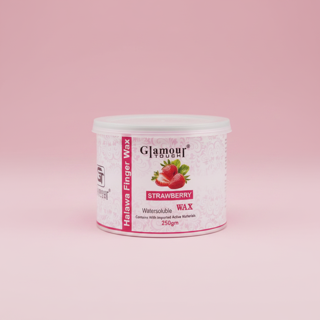Glamour Touch Strawberry Halawa Finger Wax – Watersoluble | 250gm