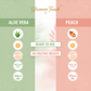 Glamour Touch Depilatory Waxing Strips – Aloe Vera & Peach | 20pcs