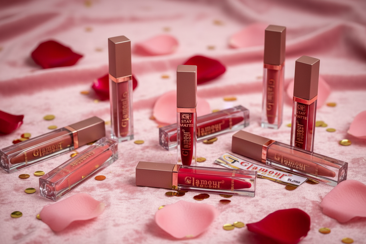 Glamour Touch Stay Matte Lip Gloss – Rose Lip Gloss