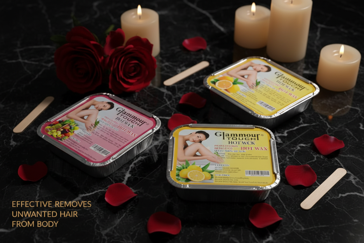 Glamour Touch Hot Wax – Professional Hair Removal (Fruit, Aloe Vera)