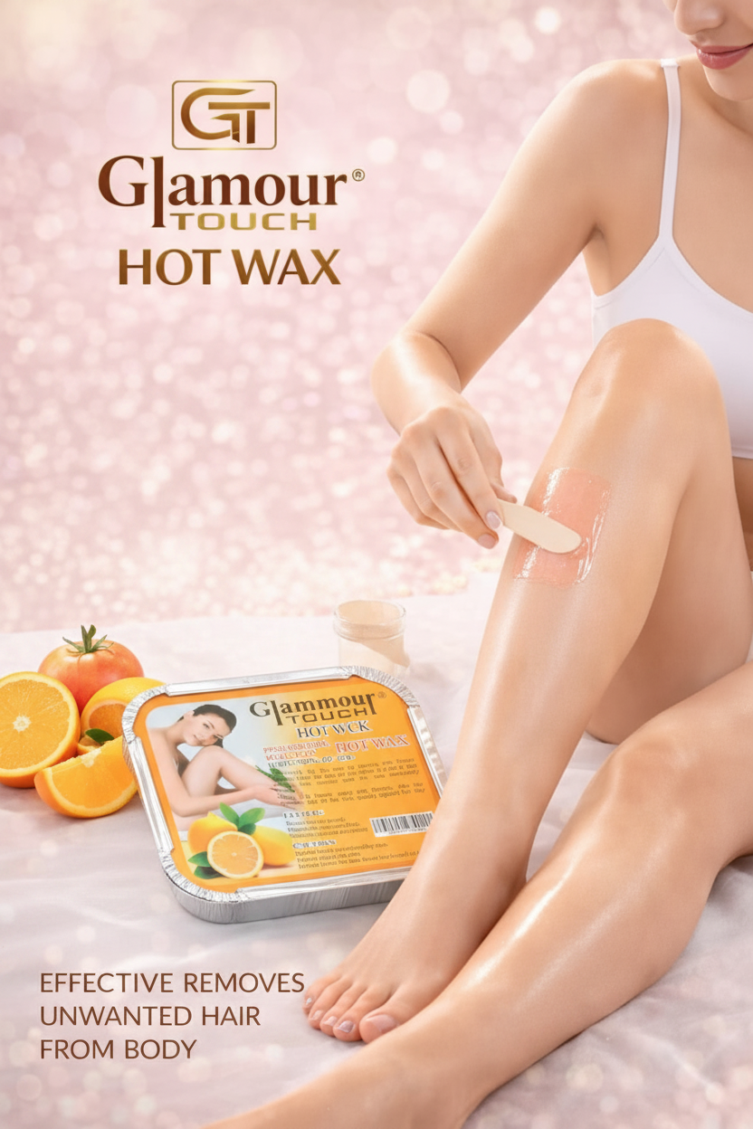 Glamour Touch Hot Wax – Professional Hair Removal (Fruit, Aloe Vera)